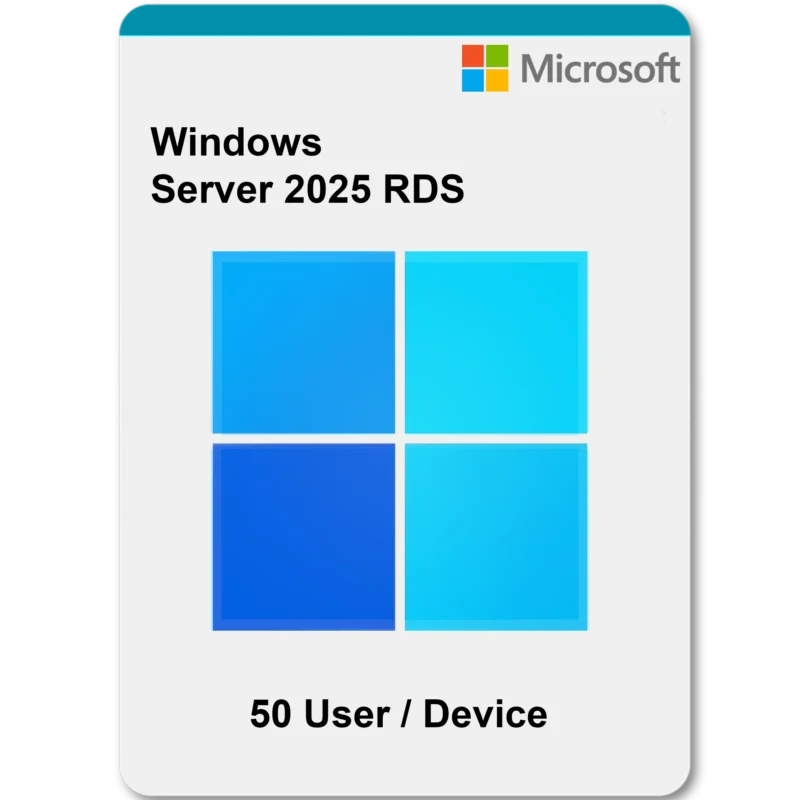 Microsoft Windows Server 2025 RDS 50 User Product key
