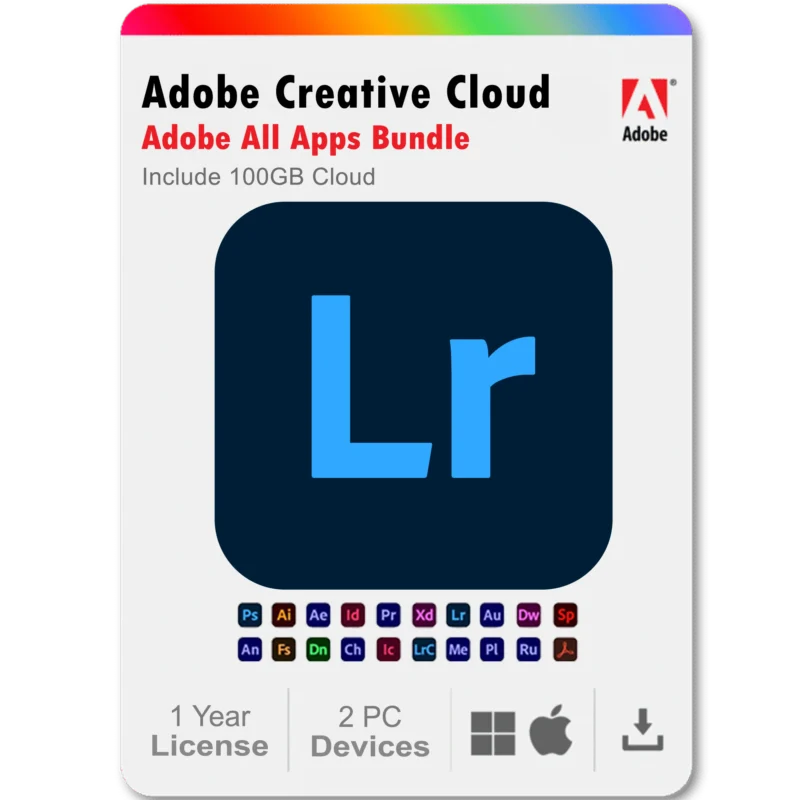 Lightroom 2025 Lifetime License Key 2 PC For Windows