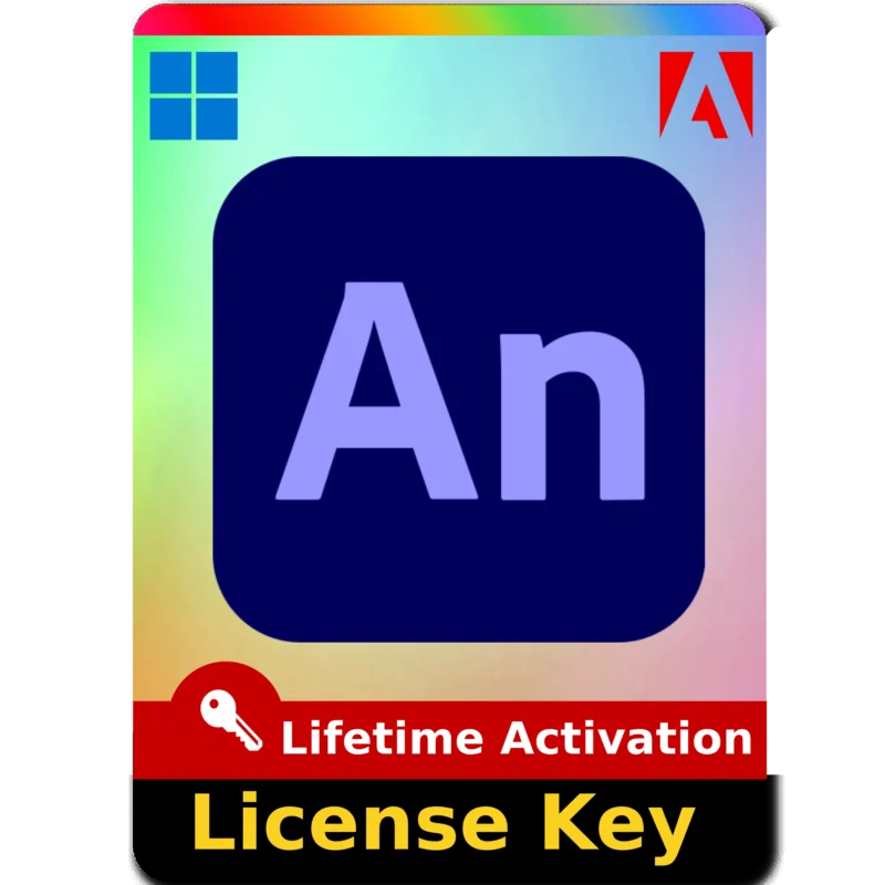 Adobe Animate Lifetime License Key 2 PC For Windows